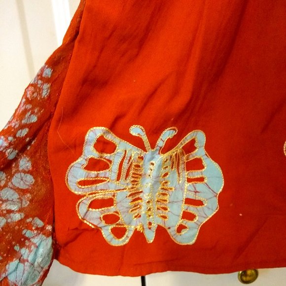 Boho Tie-Dye Butterfly Dress - Picture 4 of 7